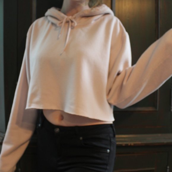 Cropped Pink Hoodie - Picture 4 of 4